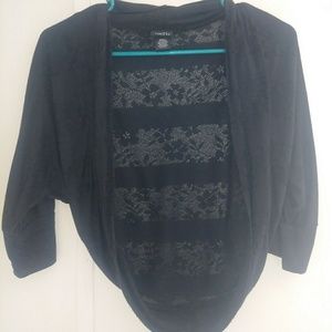 Black Lace Cardigan